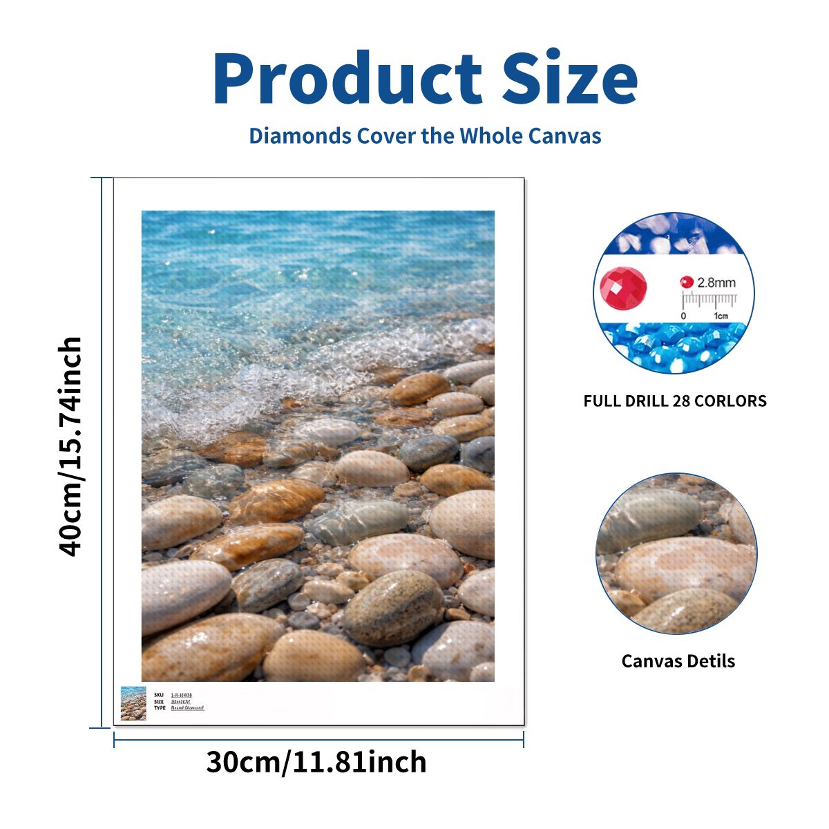 DIY Diamond Painting no Frame Caribbean