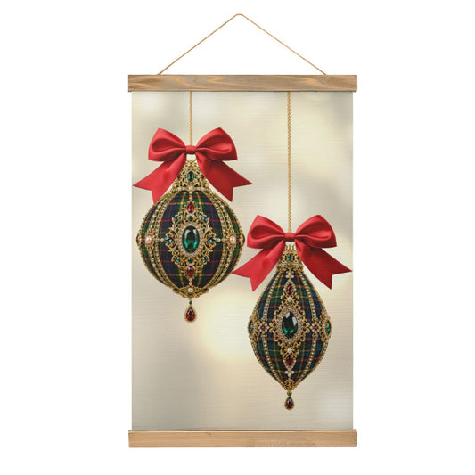 Linen Canvas Wall Art Clan Bruce Christmas Ornaments