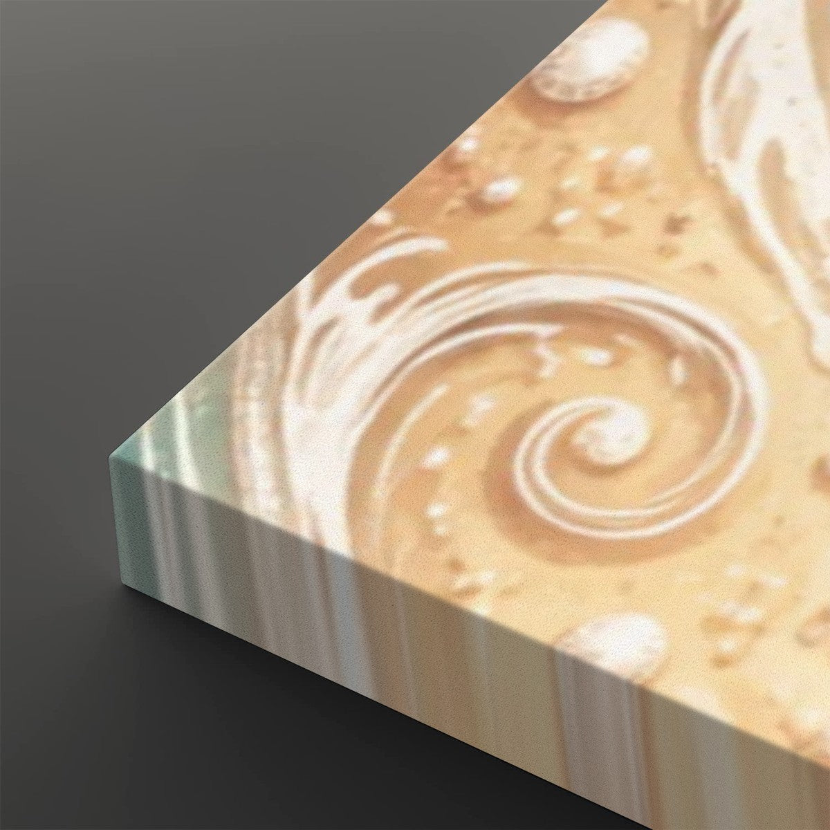 4 Panels Canvas Prints Wall Art Beach Waves