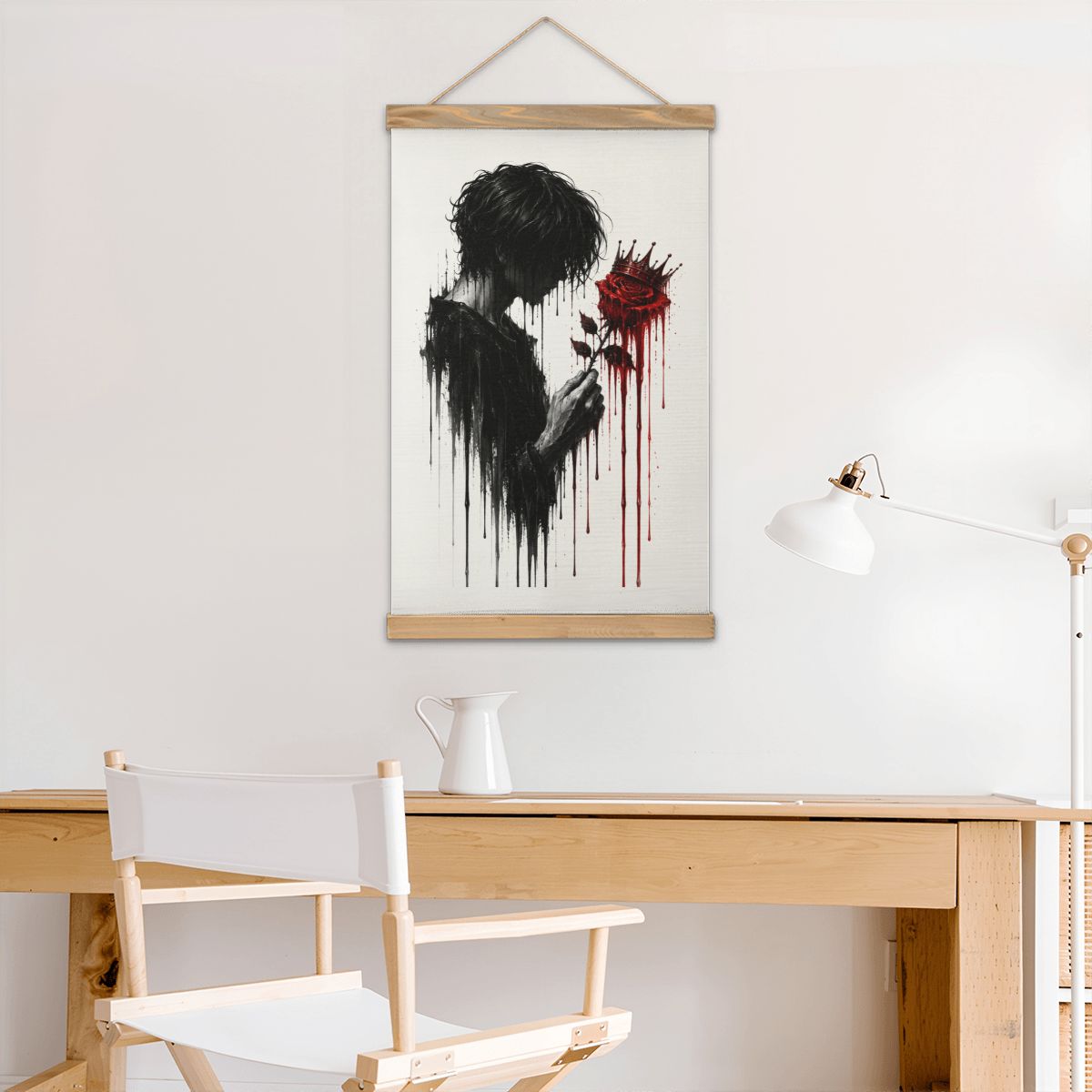 Linen Canvas Wall Art A King's Love