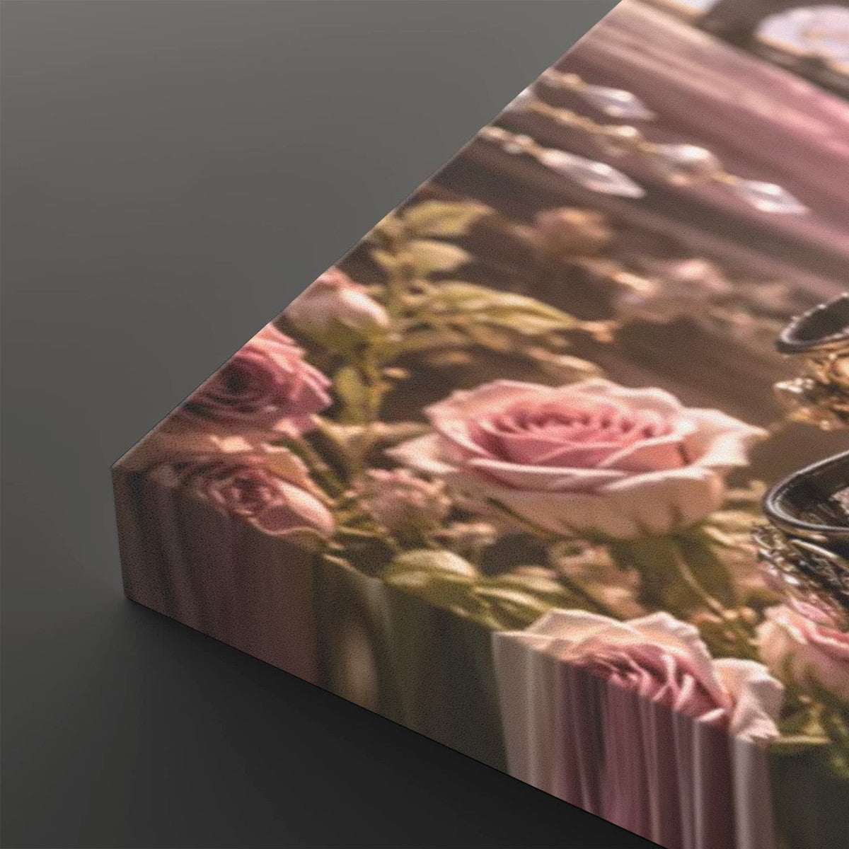 Canvas Prints Wall Art Steampunk Heel Brown and Pink