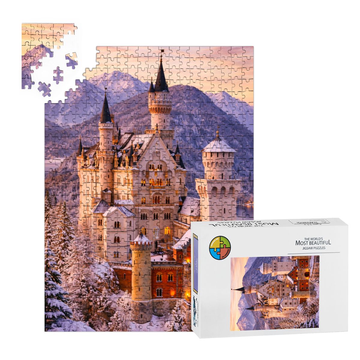 Wooden Jigsaw Puzzles 500 pcs Neuschwanstein Castle Germany