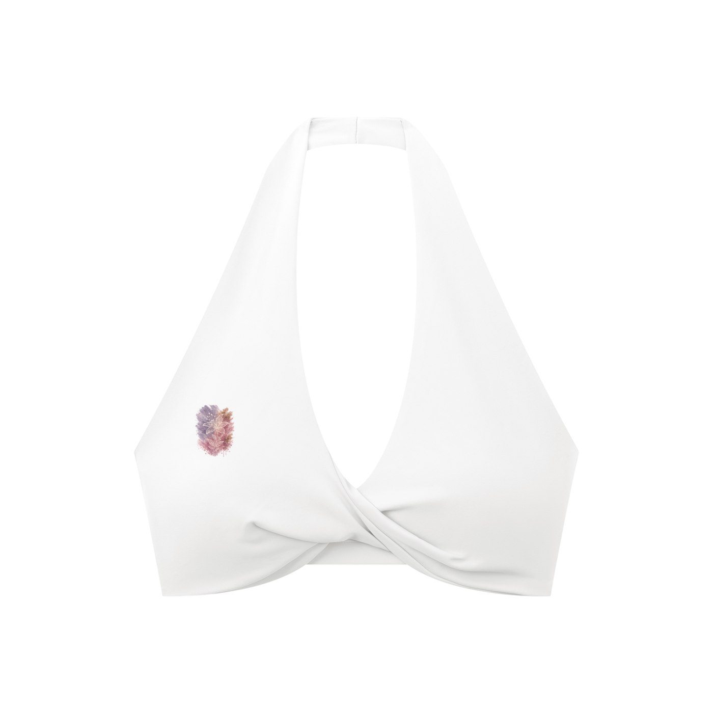 Multi Option Women's Pleated Halter Sports Bra