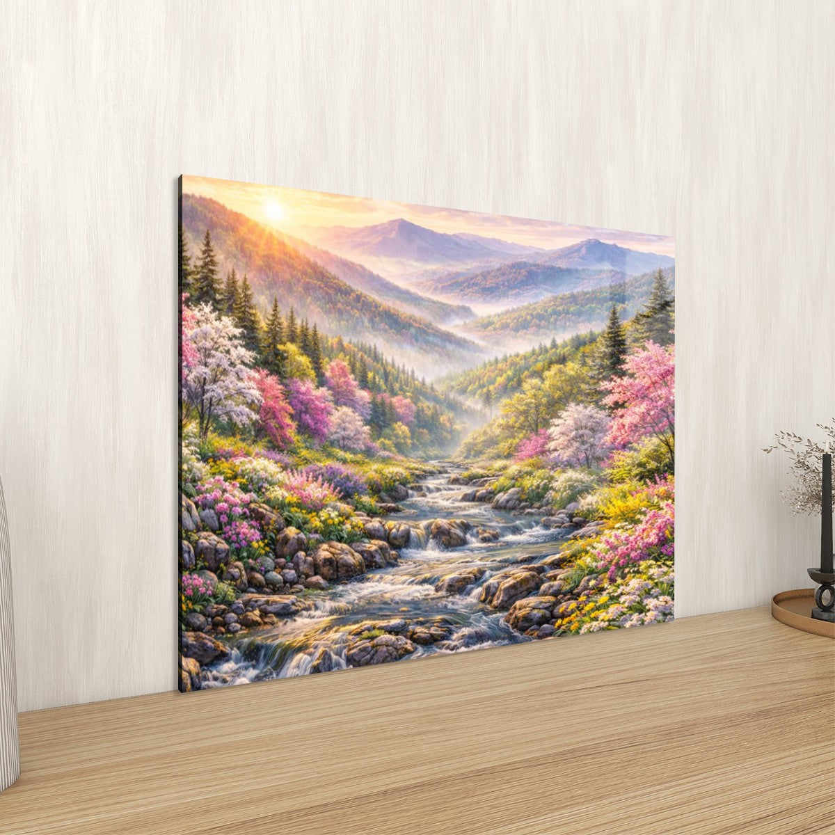Rectangular Acrylic Wall Art Prints with Hook Appalachian Spring