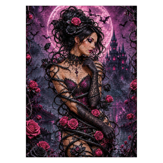 Wooden Jigsaw Puzzles 500 pcs Halloween Gothic Vine