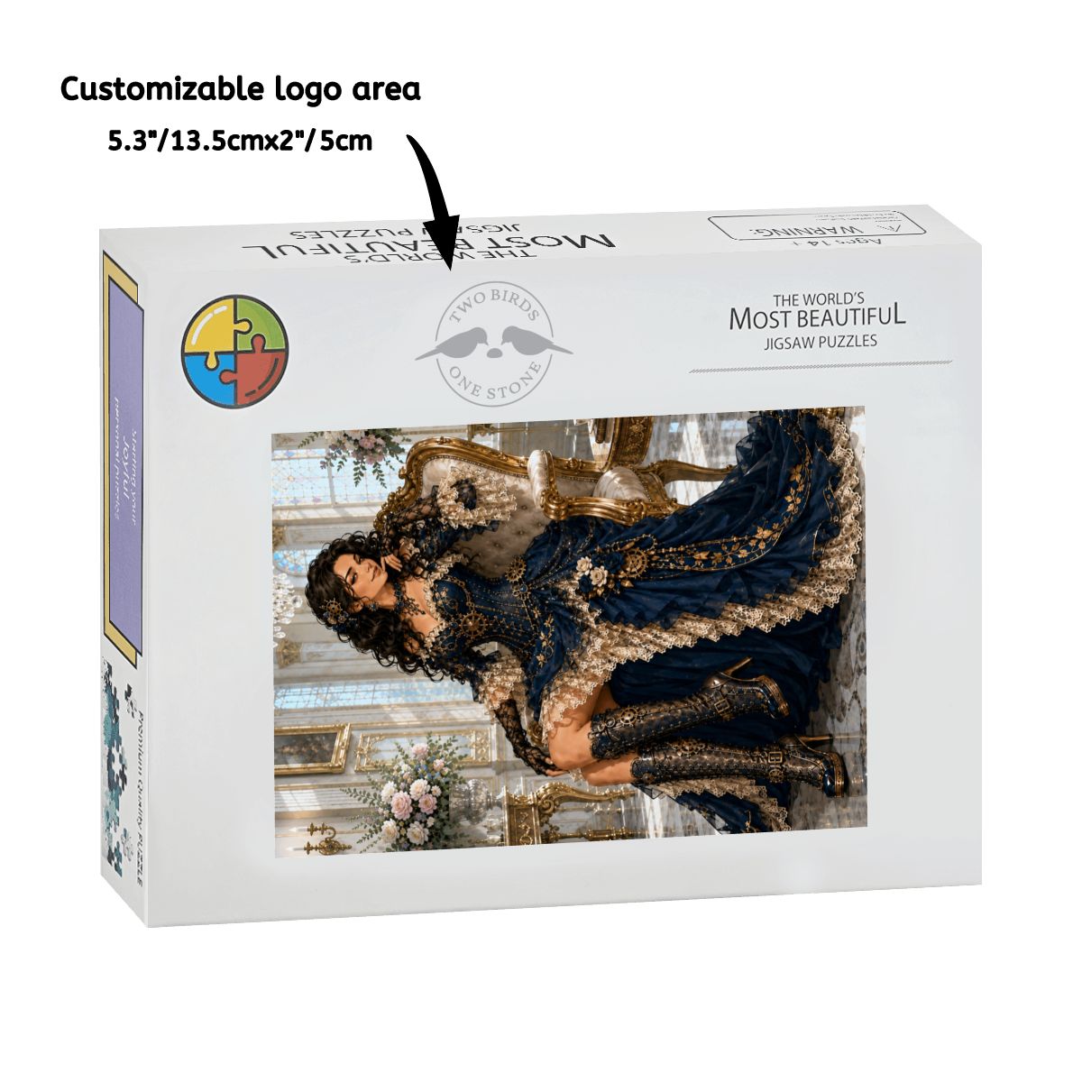 Wooden Jigsaw Puzzles 1000 pcs Steampunk Victorian Woman Dark Blue