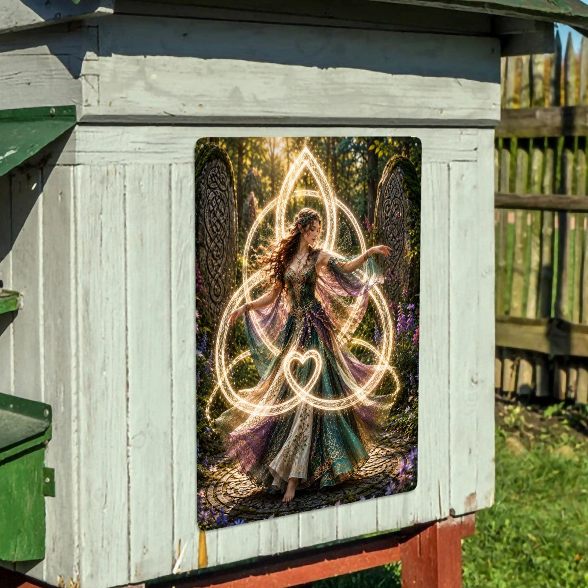 Tin Sign Metal Sign Decor Celtic Fairy