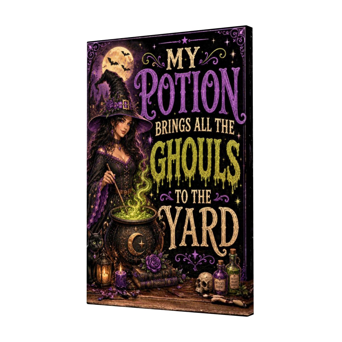 Framed Canvas Painting My Potion (Made in USA)