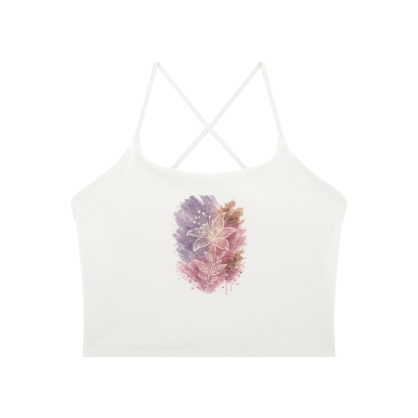 Multi Option Women's Pleated Halter Sports Bra
