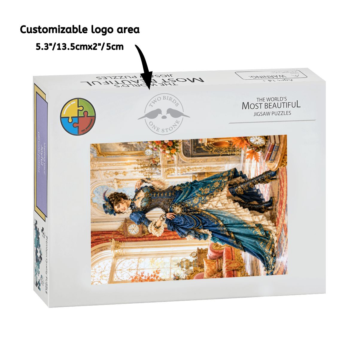 Wooden Jigsaw Puzzles 1000 pcs Steampunk Victorian Woman Blue