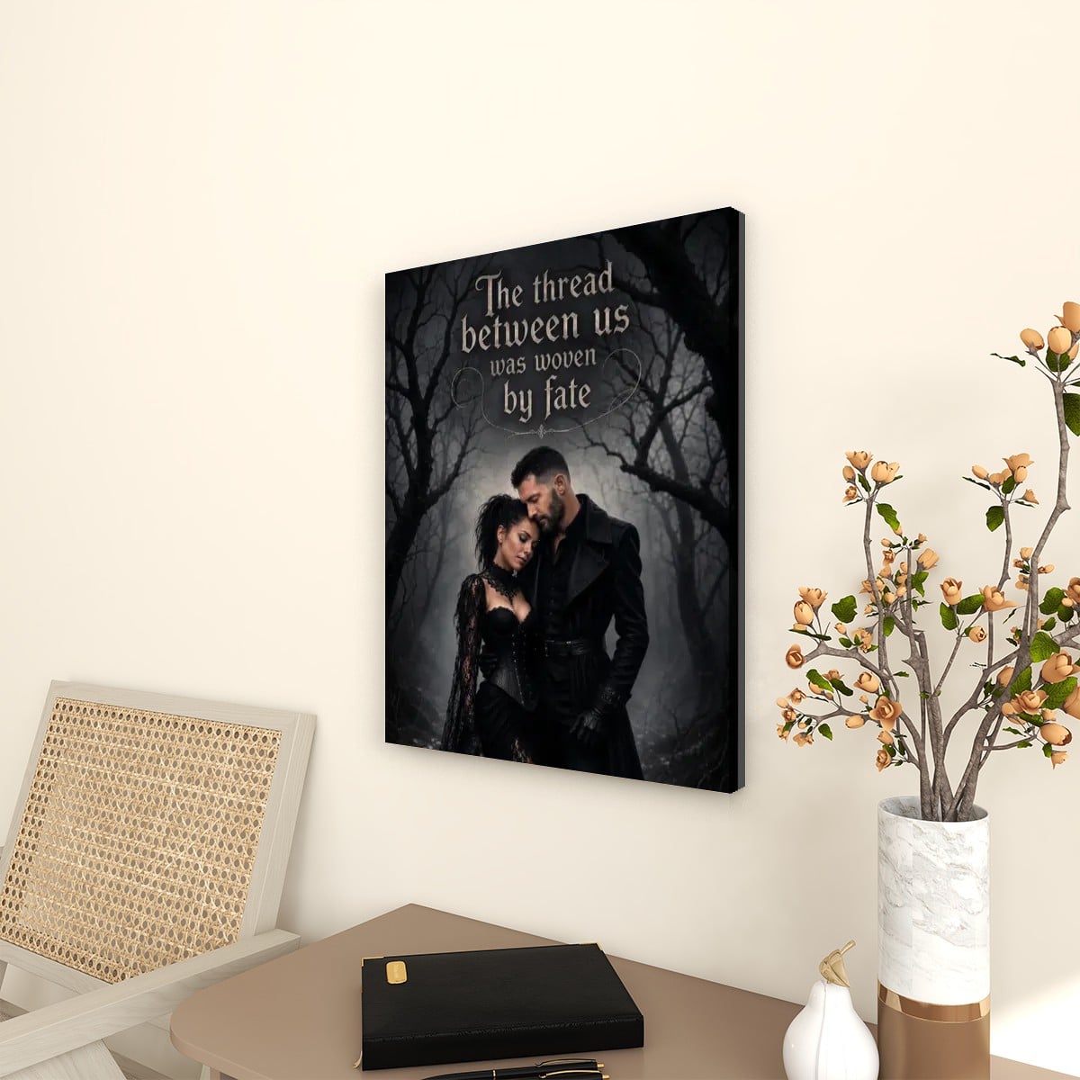 Canvas Prints Wall Art Gothic Victorian Love Halloween