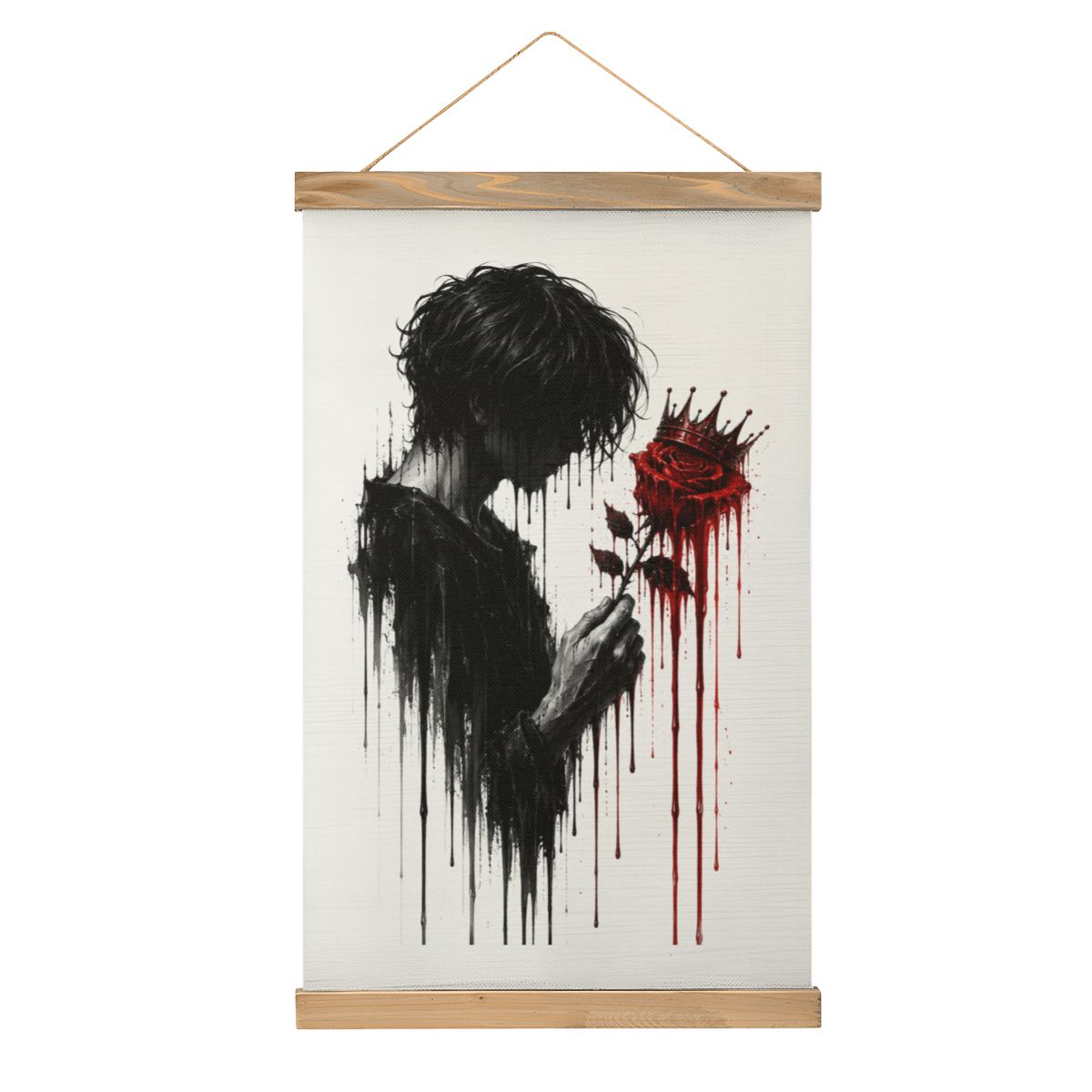 Linen Canvas Wall Art A King's Love