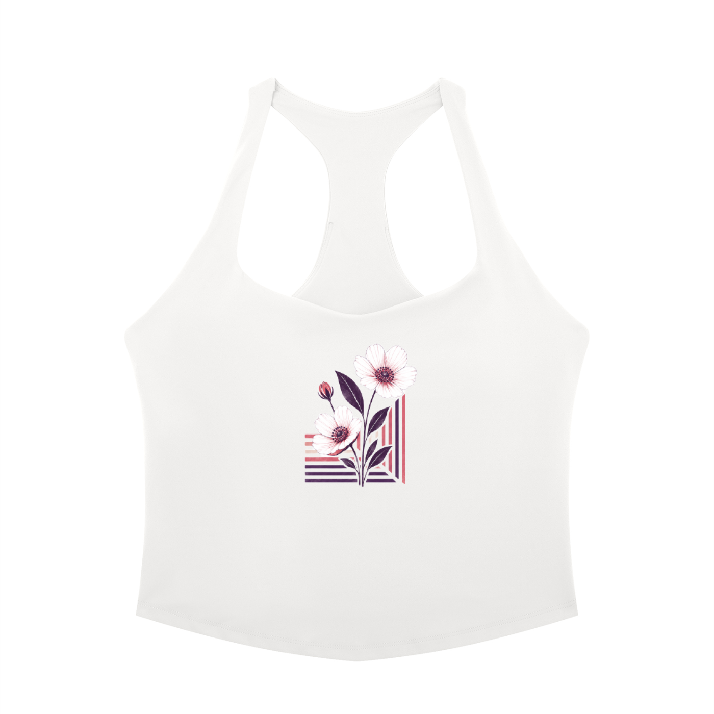Multi Option Women's Pleated Halter Sports Bra
