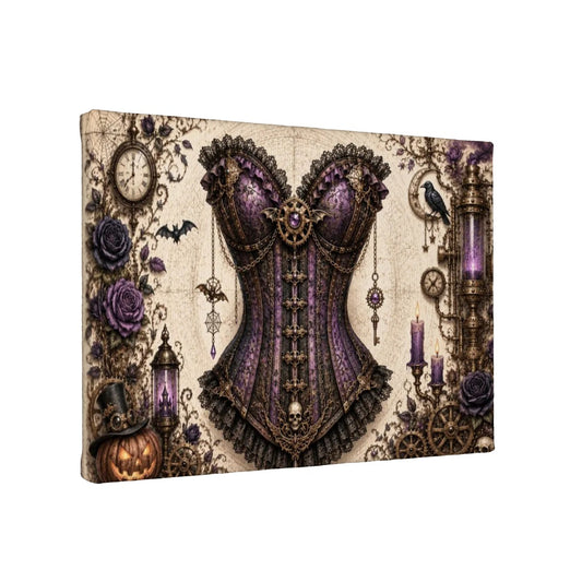 Canvas Prints Wall Art  Halloween Steampunk Corset