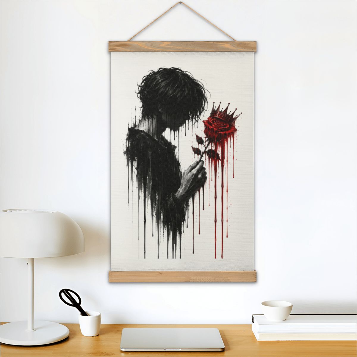 Linen Canvas Wall Art A King's Love