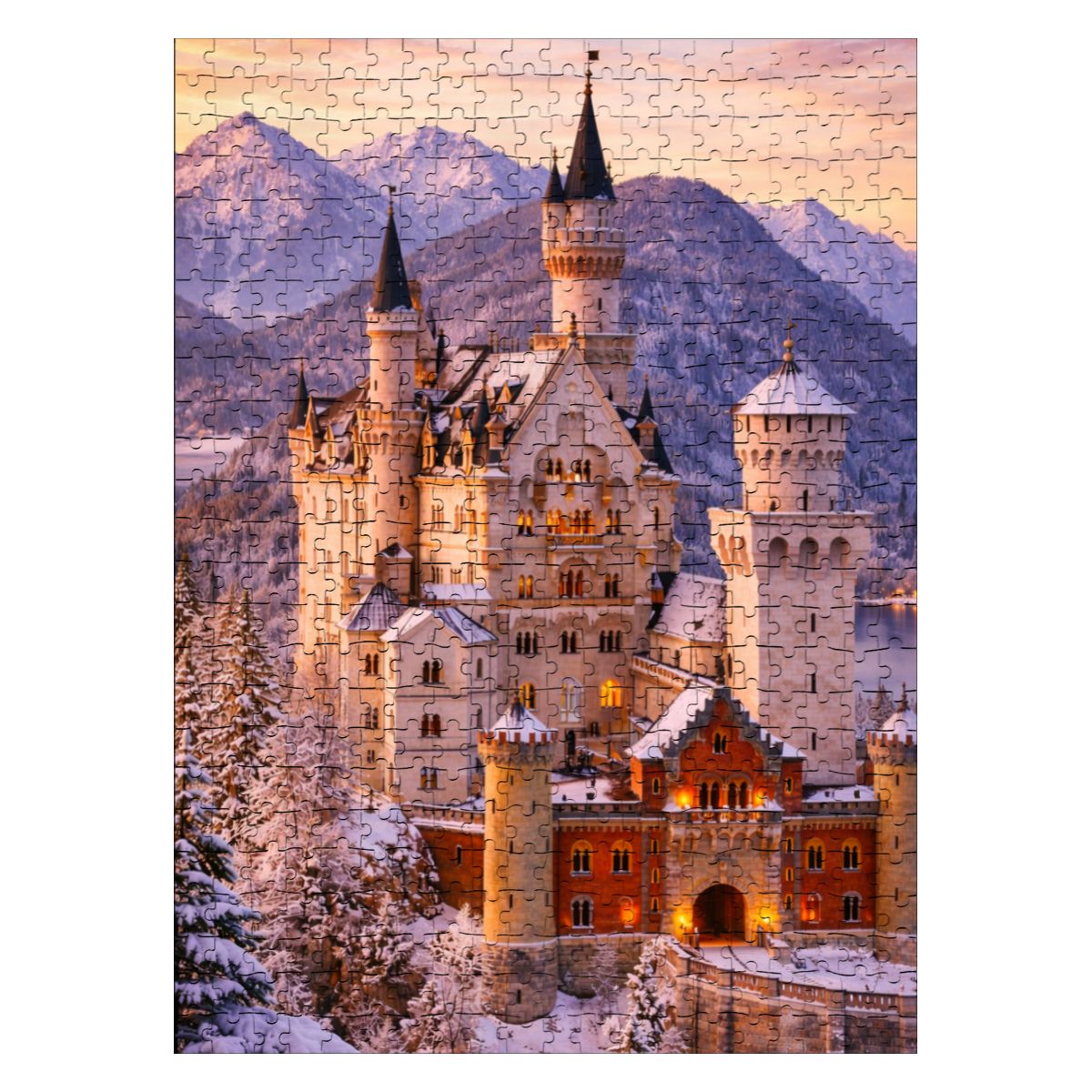 Wooden Jigsaw Puzzles 500 pcs Neuschwanstein Castle Germany
