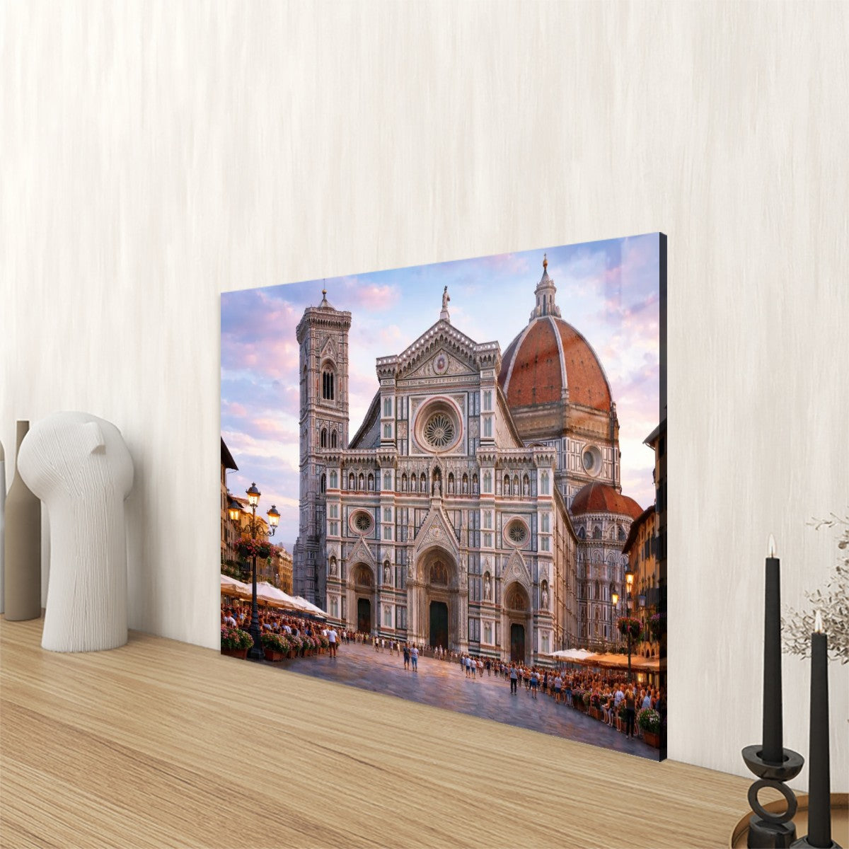 Rectangular Acrylic Wall Art Prints with Hook Basilica di Santa Maria del Fiore Italy