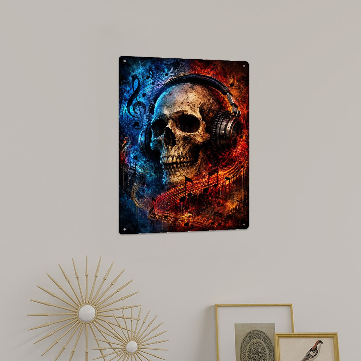 Tin Sign Metal Sign Decor Music of the Dead