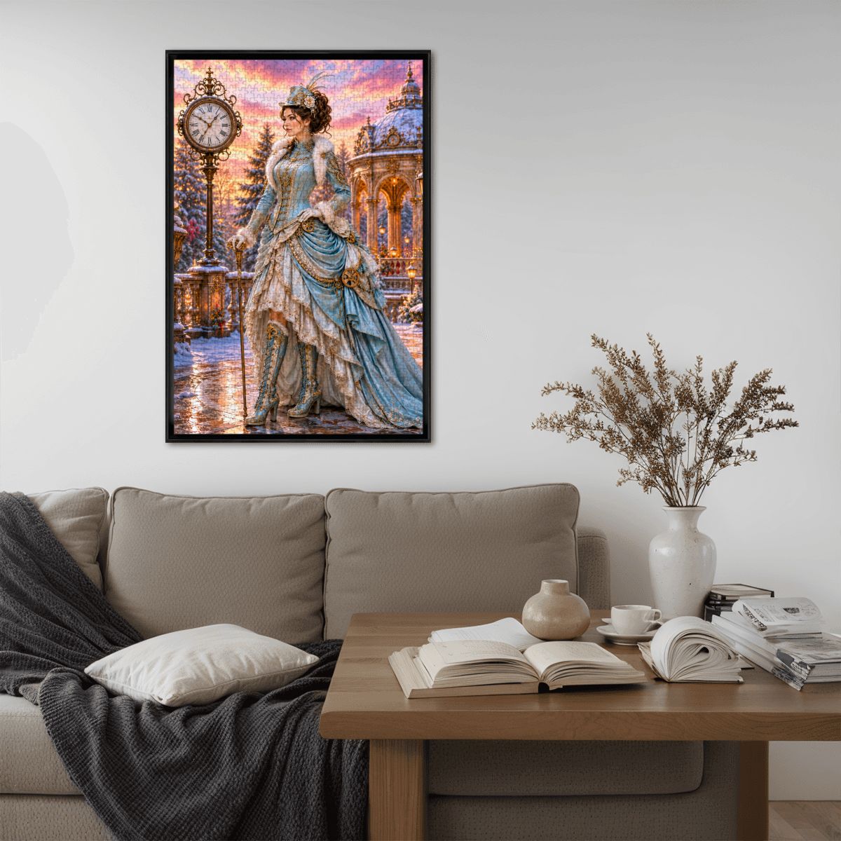 Wooden Jigsaw Puzzles 1000 pcs Winter Steampunk Victorian Woman