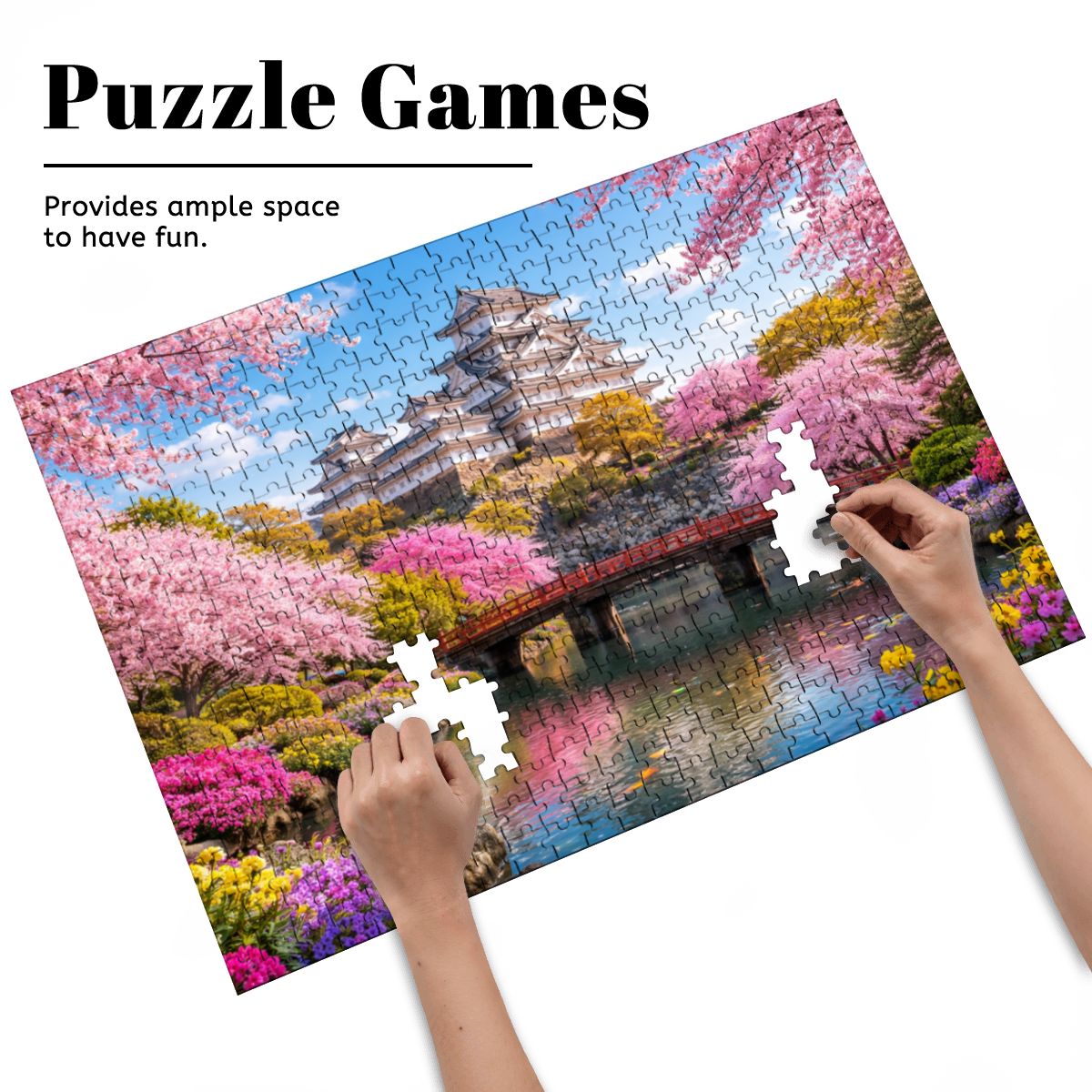 Wooden Jigsaw Puzzles 500 pcs Himeji Castle Japan