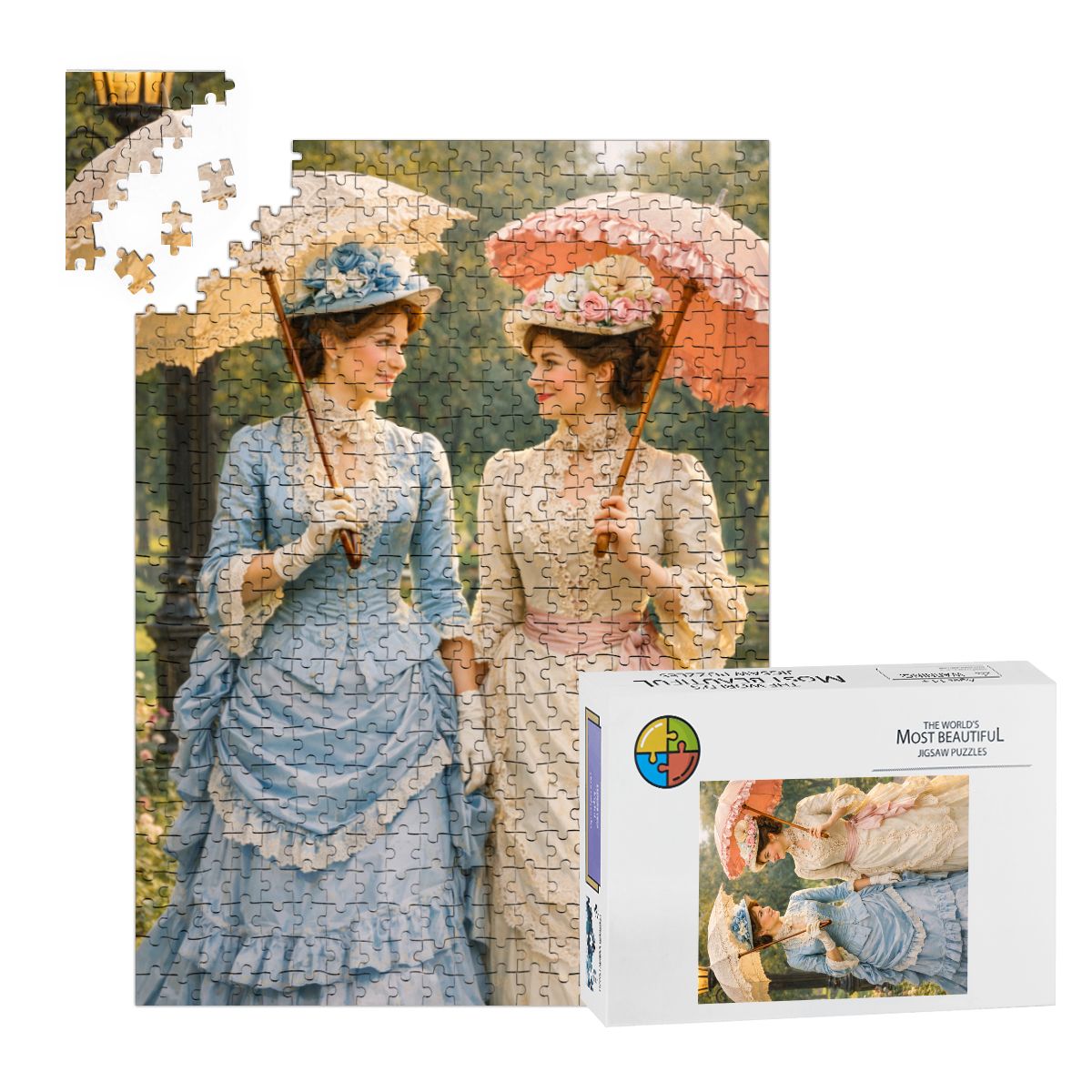 Wooden Jigsaw Puzzles 500 pcs 1800's 1900's Victorian Friends Women