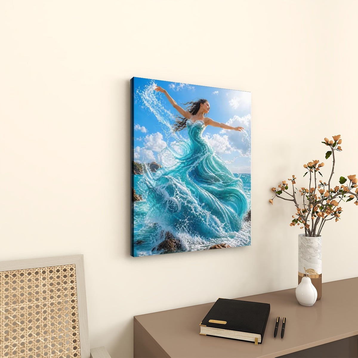 Canvas Prints Wall Art Element Water