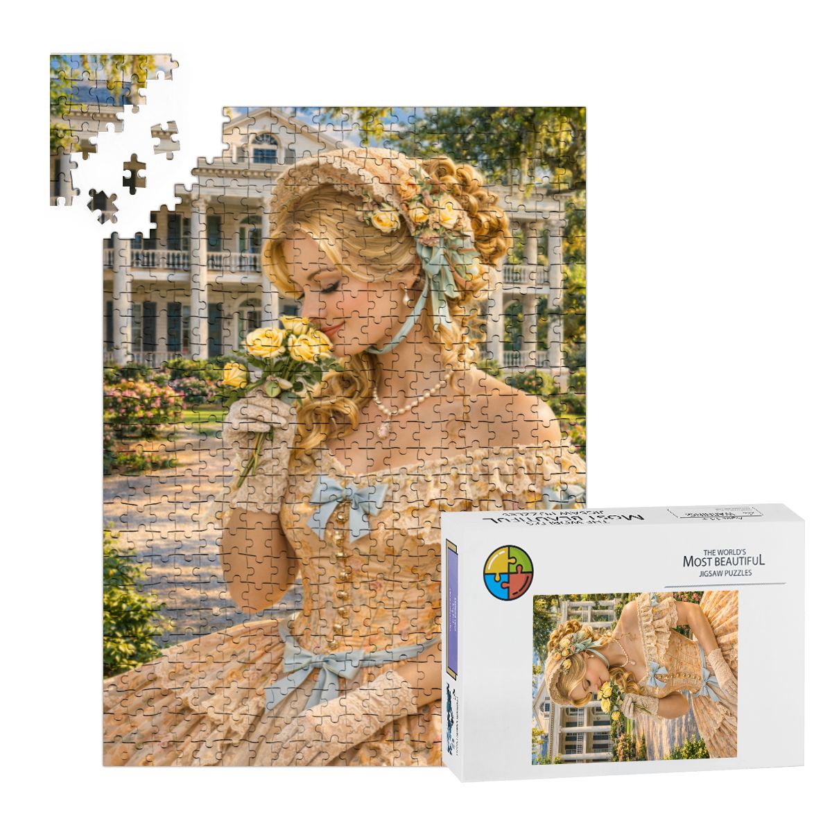 Wooden Jigsaw Puzzles 500 pcs Civil War Woman on Plantation
