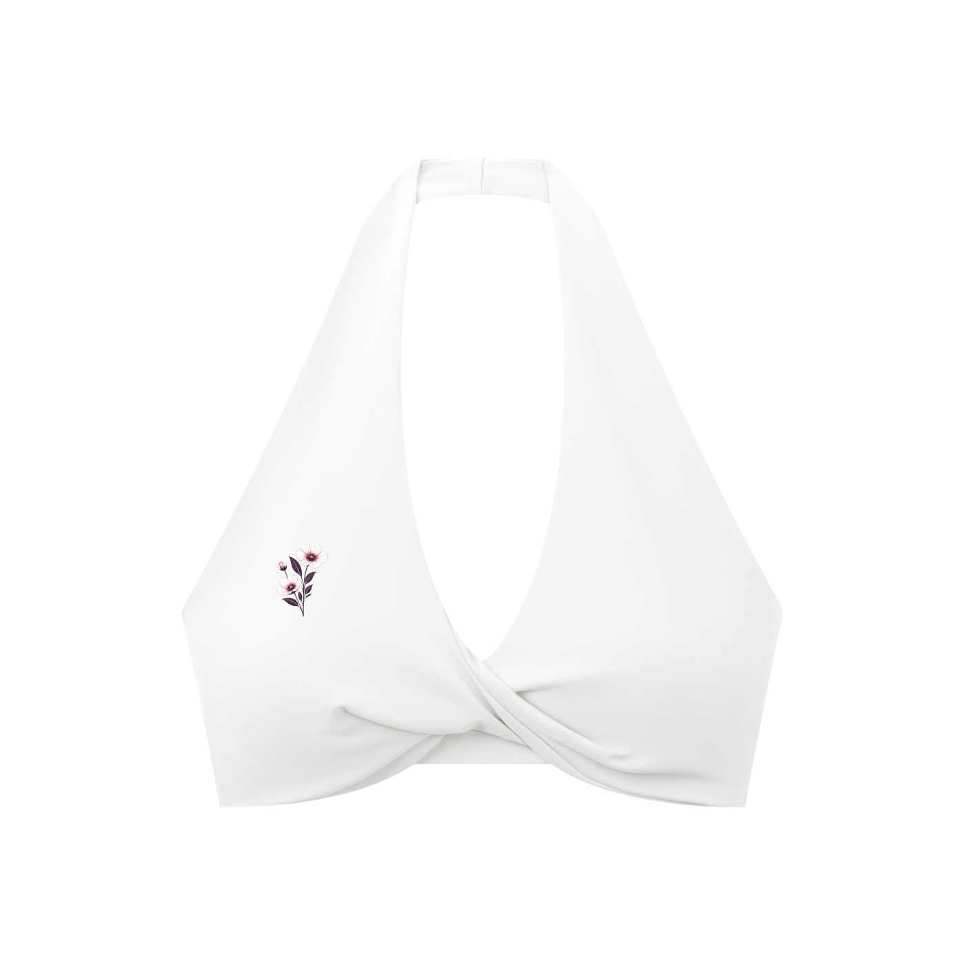 Multi Option Women's Pleated Halter Sports Bra