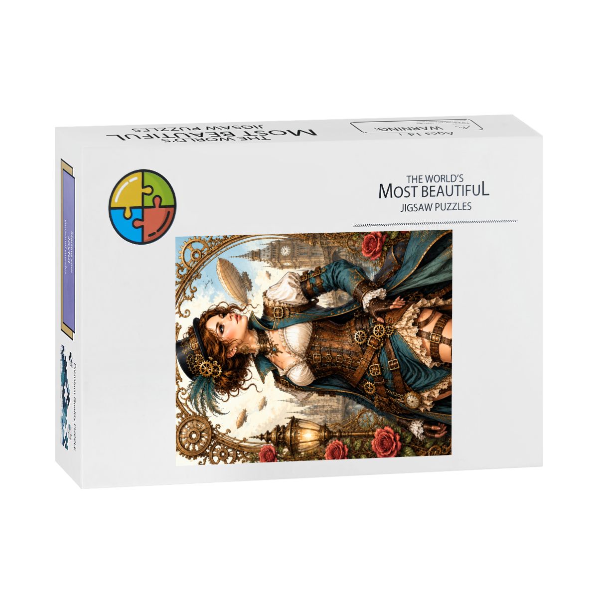 Wooden Jigsaw Puzzles 500 pcs Steampunk Woman