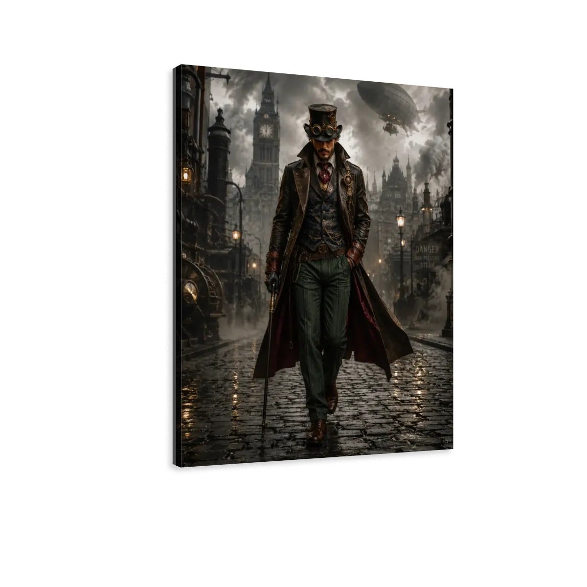 Canvas Prints Wall Art Steampunk Man