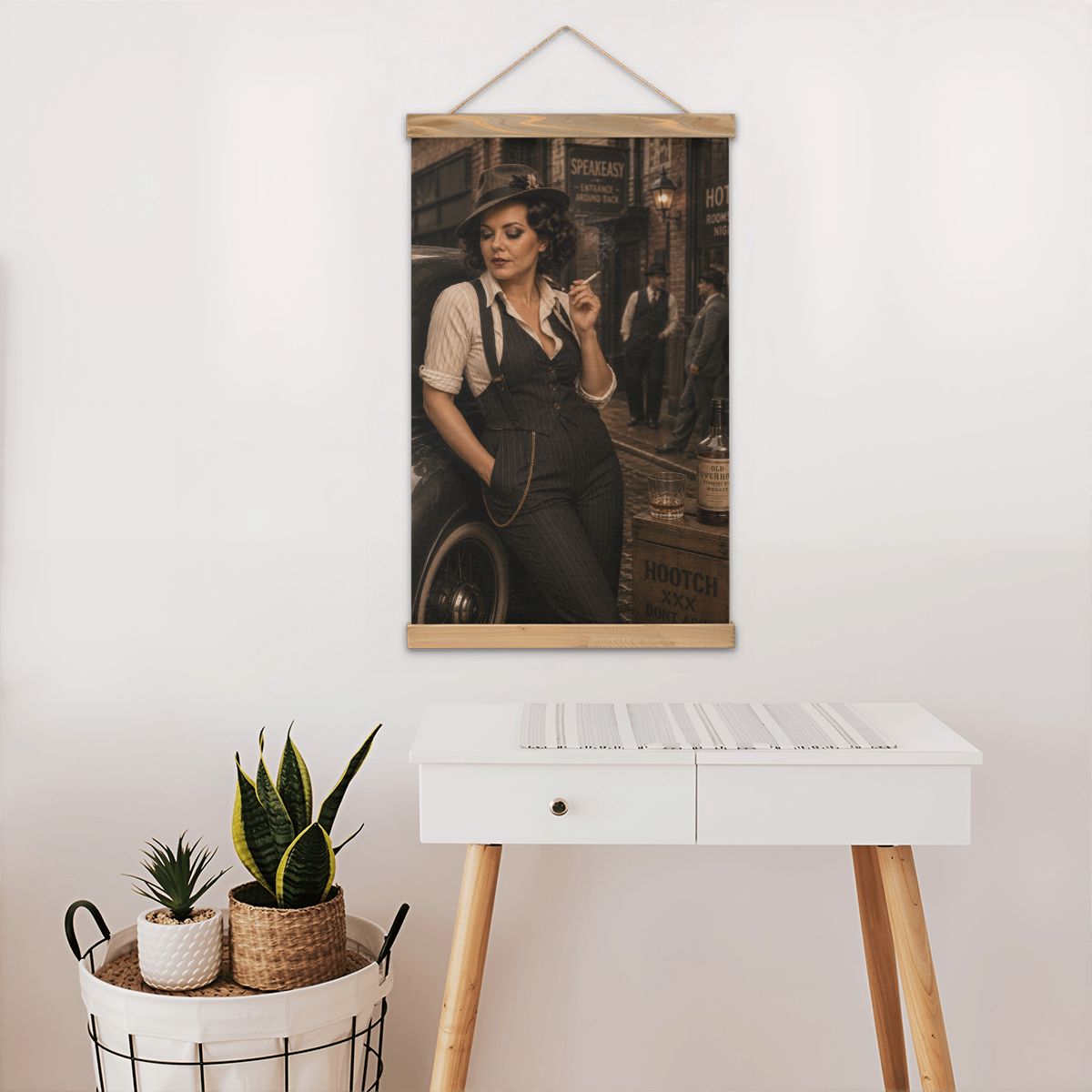 Linen Canvas Wall Art Prohibition