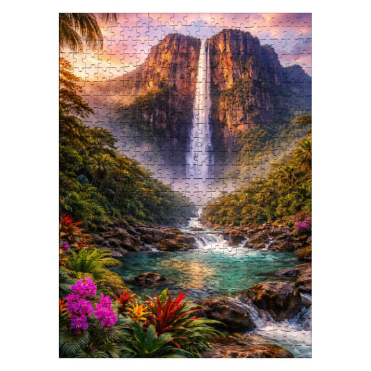 Wooden Jigsaw Puzzles 500 pcs Puzzle Angel Falls Waterfall Venezuela