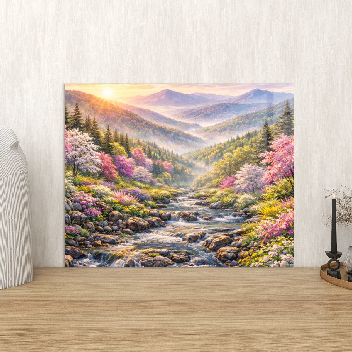 Rectangular Acrylic Wall Art Prints with Hook Appalachian Spring