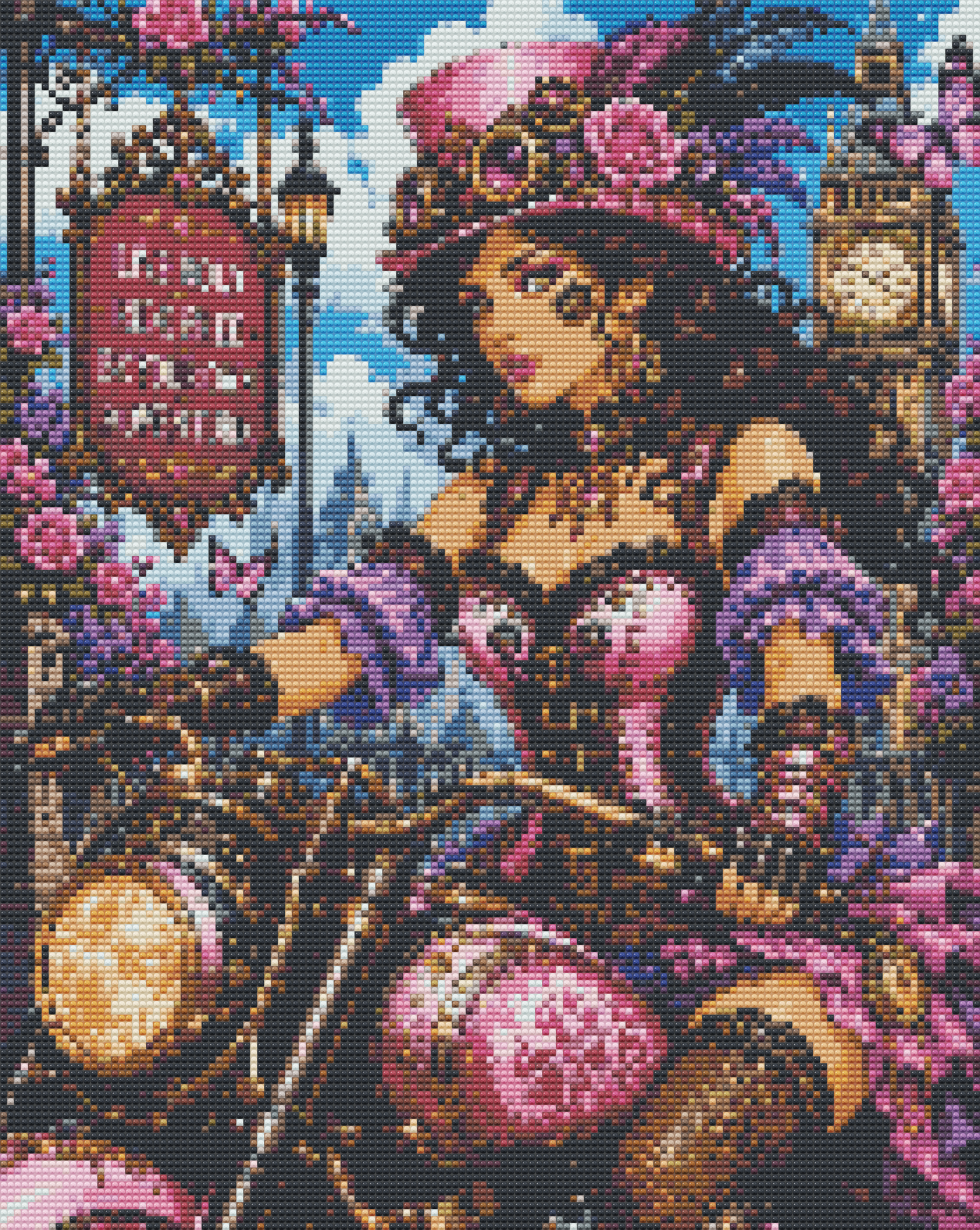 40x50cm Round Diamond Painting Kit