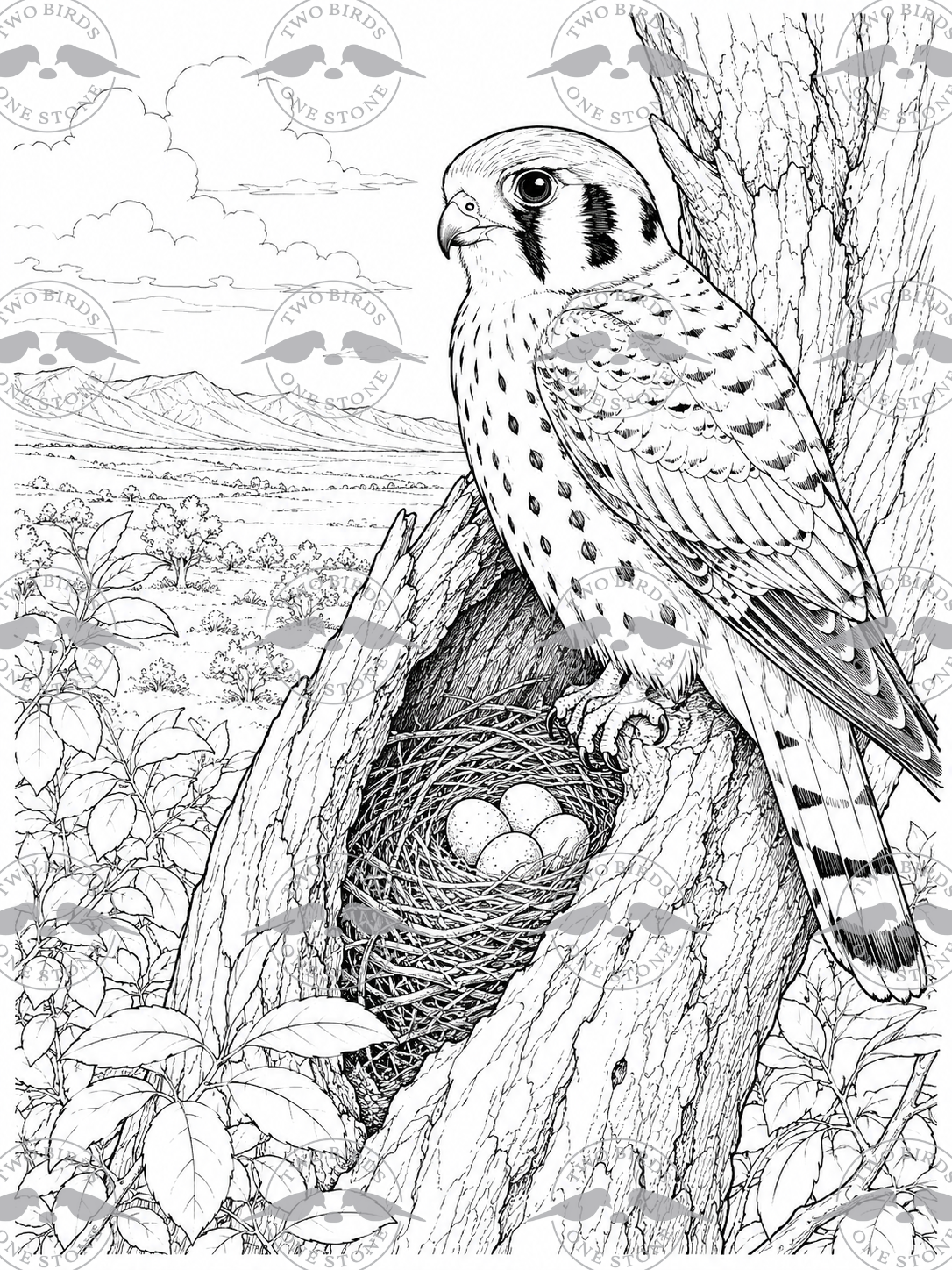 Beautiful Birds Coloring Book