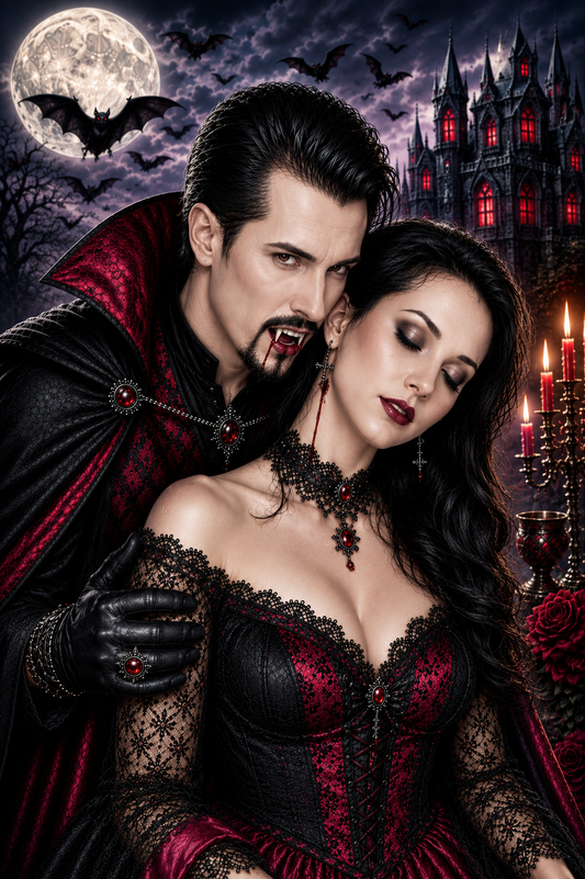 Diamond Art 16x20 Vampire Love
