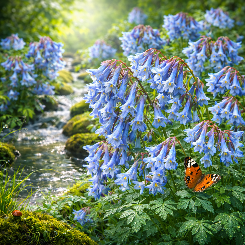 Diamond Art 16x16 Flower Corydalis