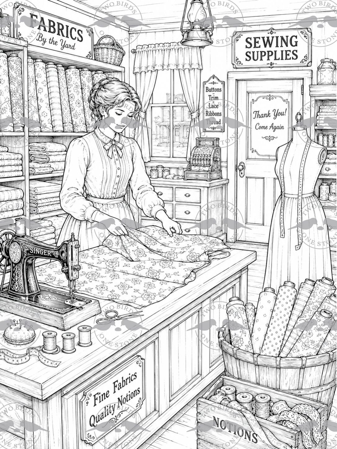 Old West Coloring Book