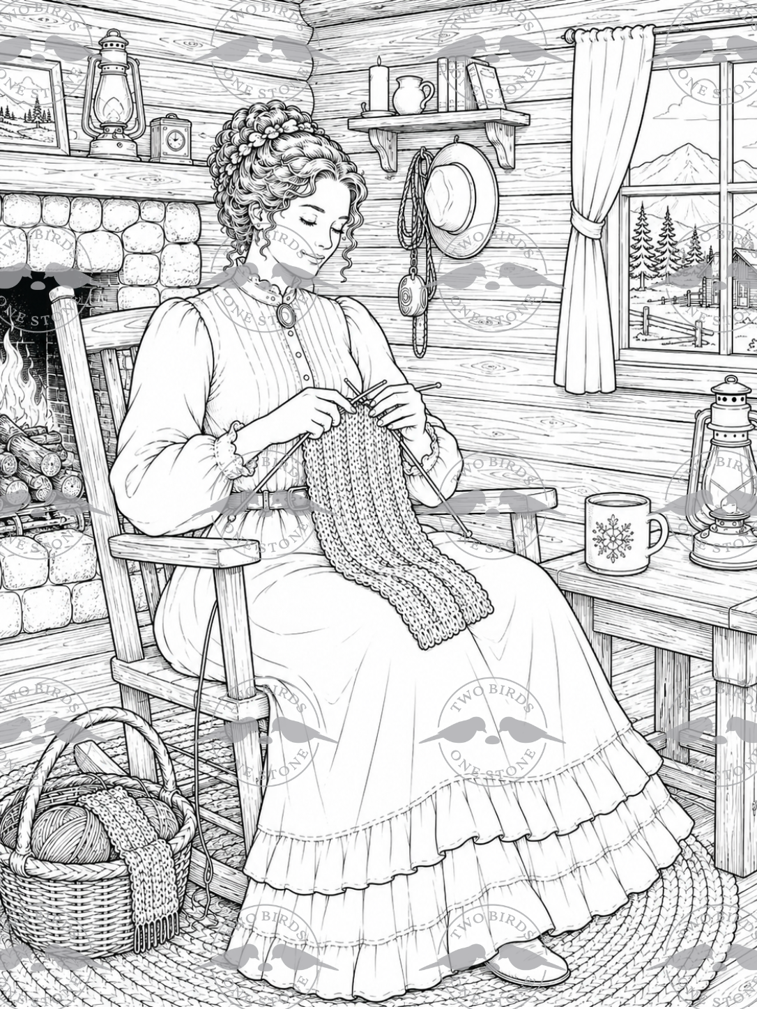 Old West Coloring Book