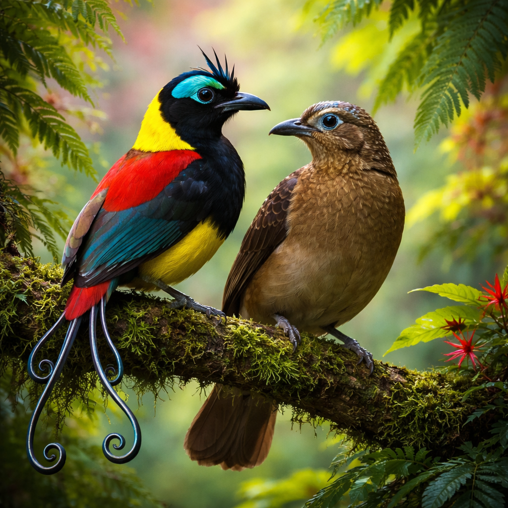 Diamond Art 16x16 Wilsons Bird of Paradise