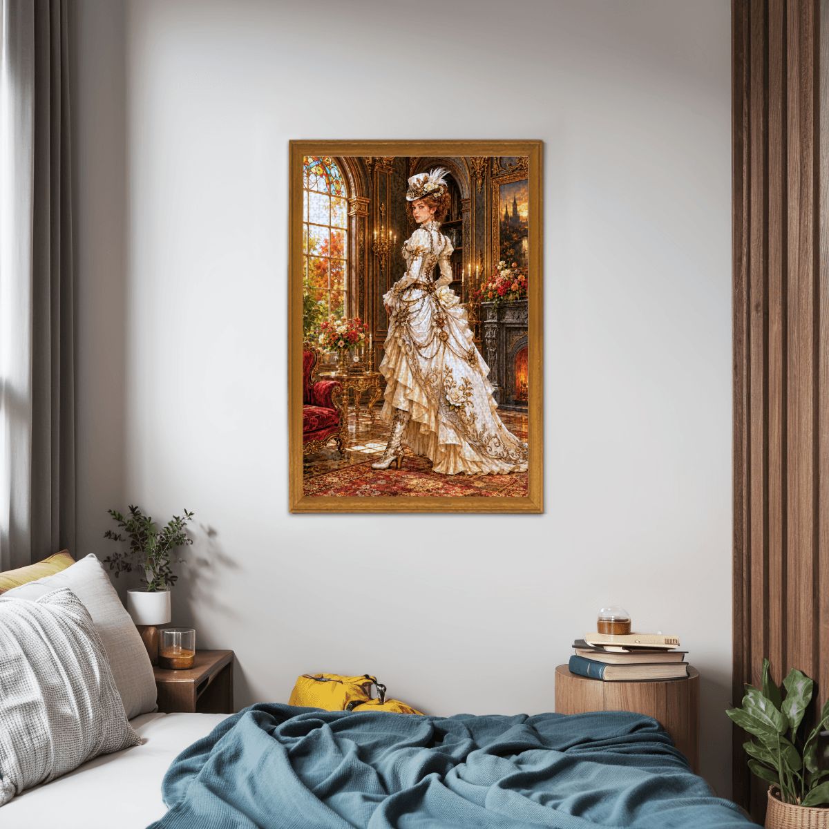 Wooden Jigsaw Puzzles 1000 pcs Steampunk Victorian Woman White