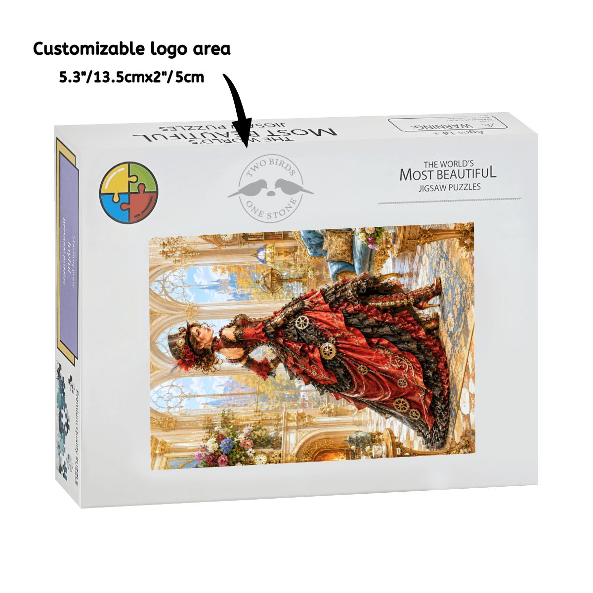 Wooden Jigsaw Puzzles 1000 pcs Steampunk Victorian Woman Red