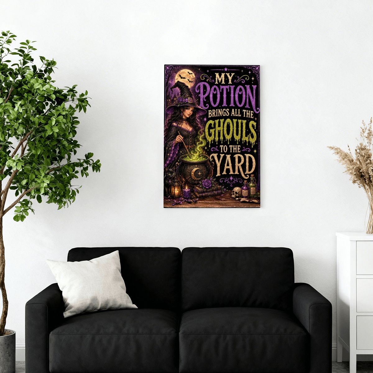 Framed Canvas Painting My Potion (Made in USA)