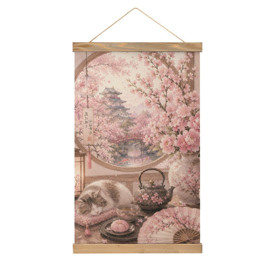 Linen Canvas Wall Art Japanese Scenery