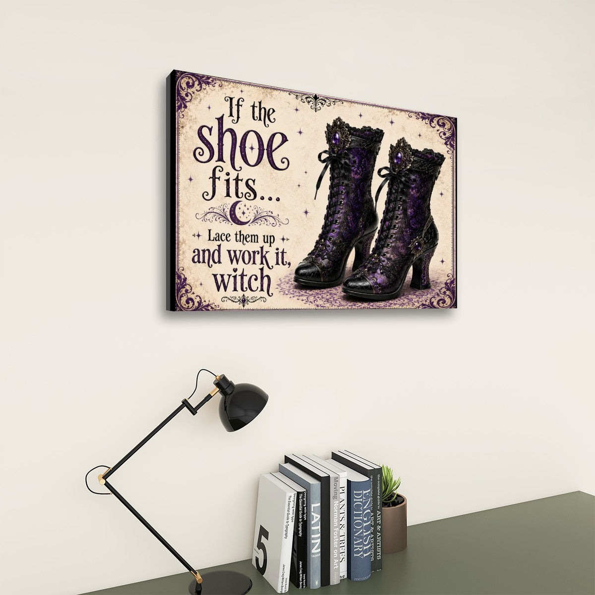 Canvas Prints Wall Art If the Shoe Fits