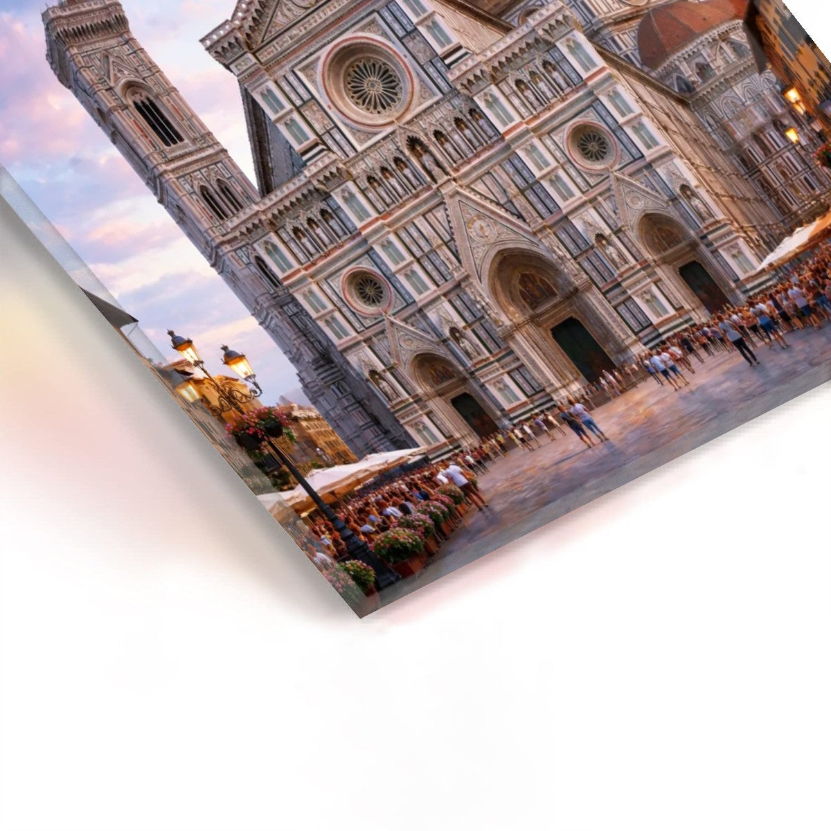 Rectangular Acrylic Wall Art Prints with Hook Basilica di Santa Maria del Fiore Italy