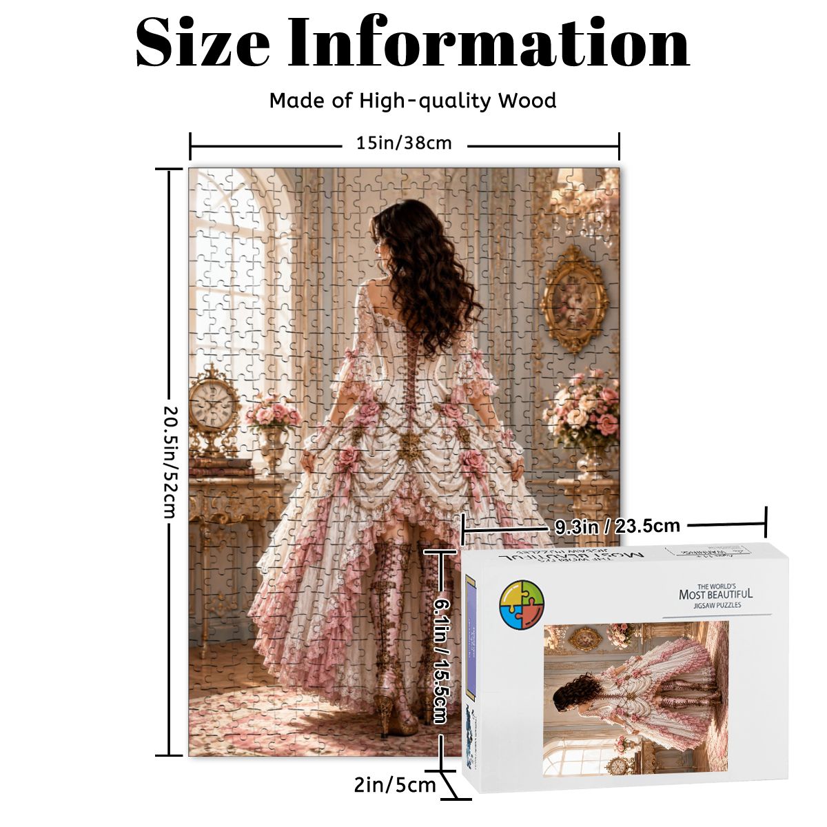 Wooden Jigsaw Puzzles 500 pcs Steampunk Woman