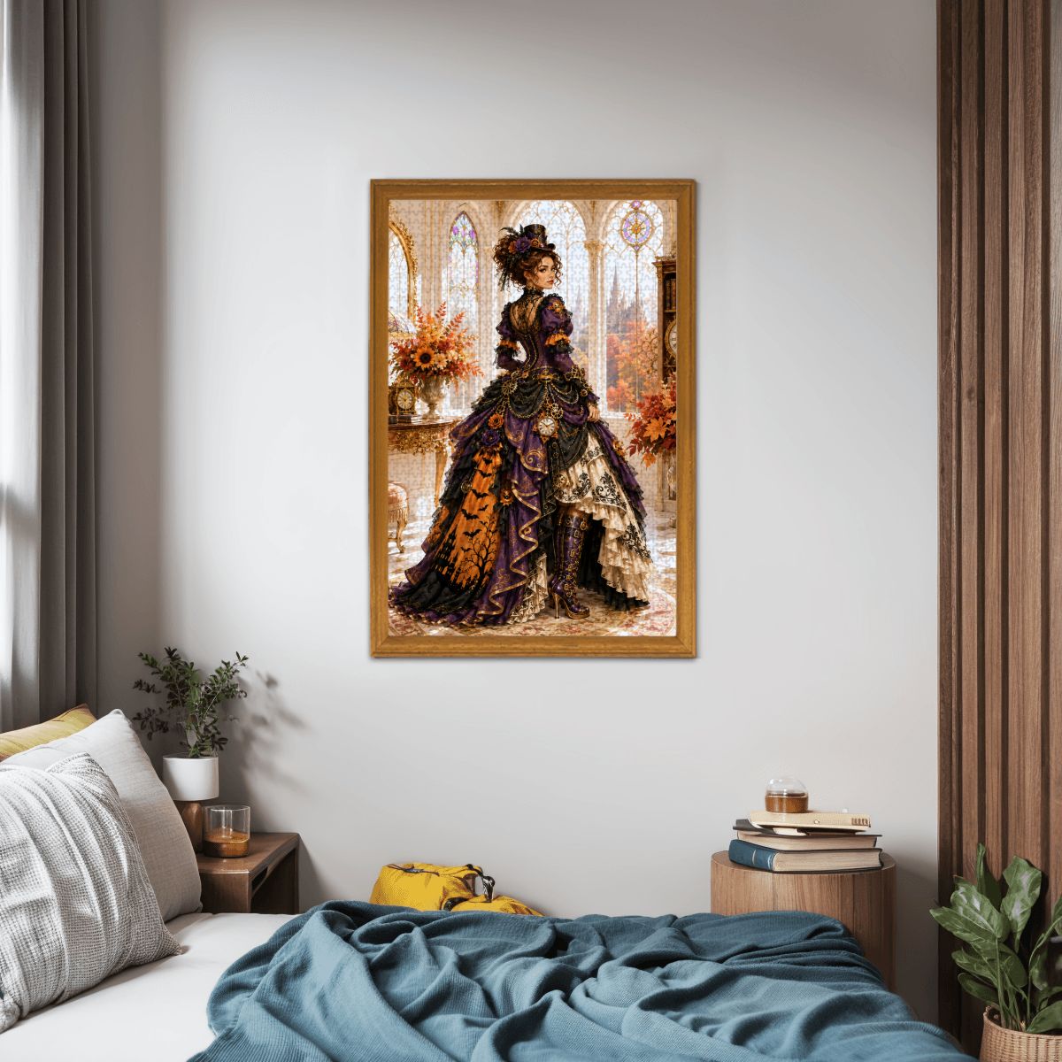 Wooden Jigsaw Puzzles 1000 pcs Halloween Steampunk Victorian Woman