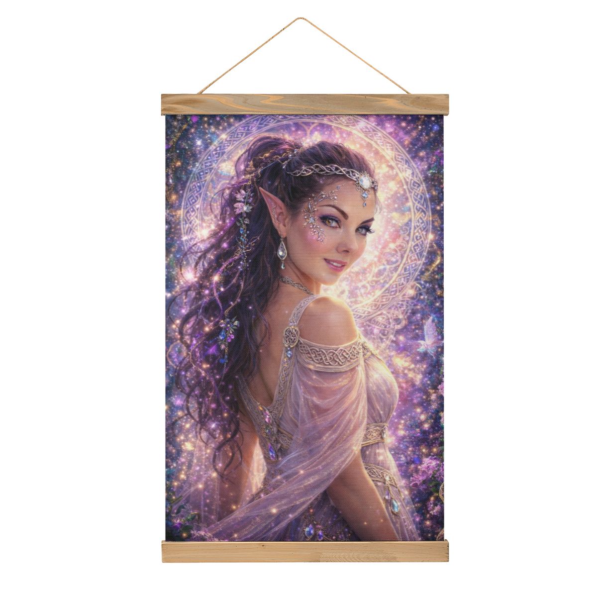 Linen Canvas Wall Art Ethereal Fairy