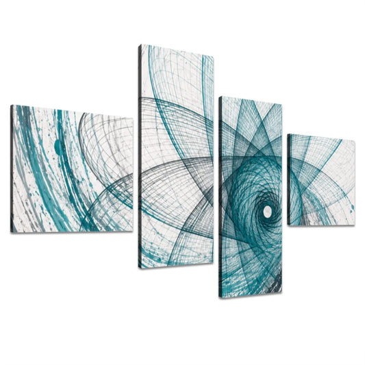 4 Panels Canvas Prints Wall Art Out of Control